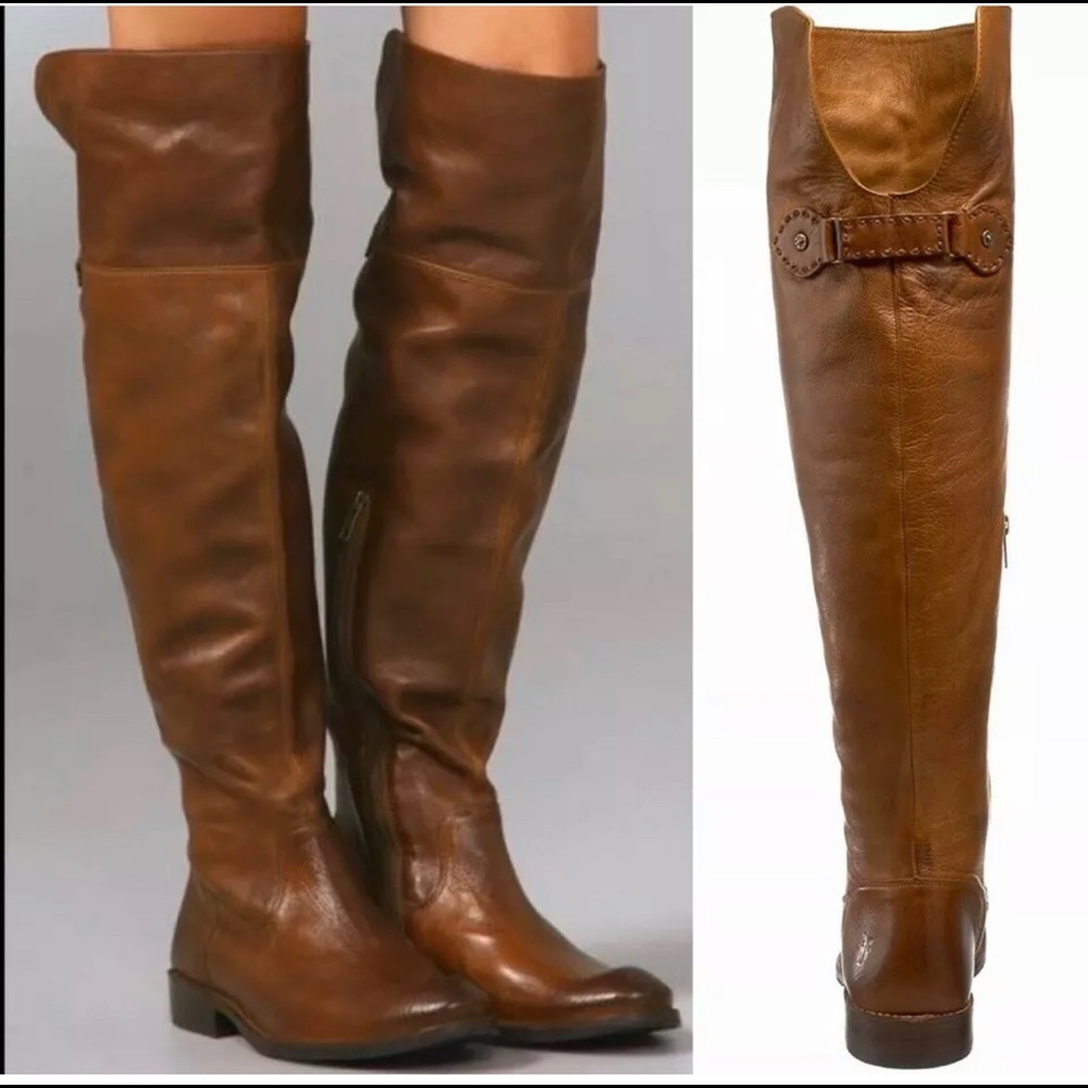 FRYE Women's Shirley OTK Riding Engineer Boots 6.5